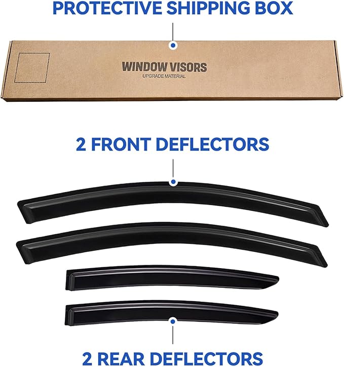 Window Visors Rain Guards Shield