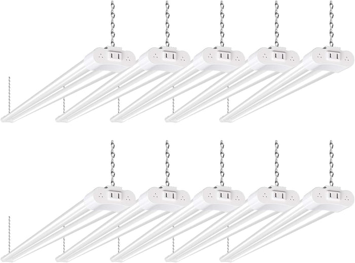 hykolity 10 Pack 4FT Linkable LED Shop Light