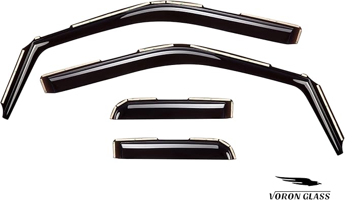 Voron Glass in-Channel Extra Durable Rain Guards (4 Pieces)