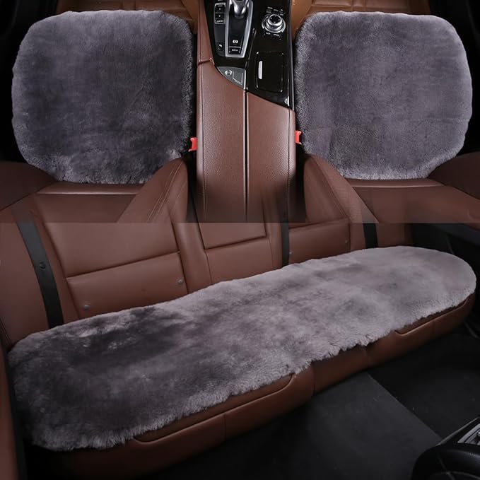 Fluffy Genuine Australia Sheepskin Car Seat Cover