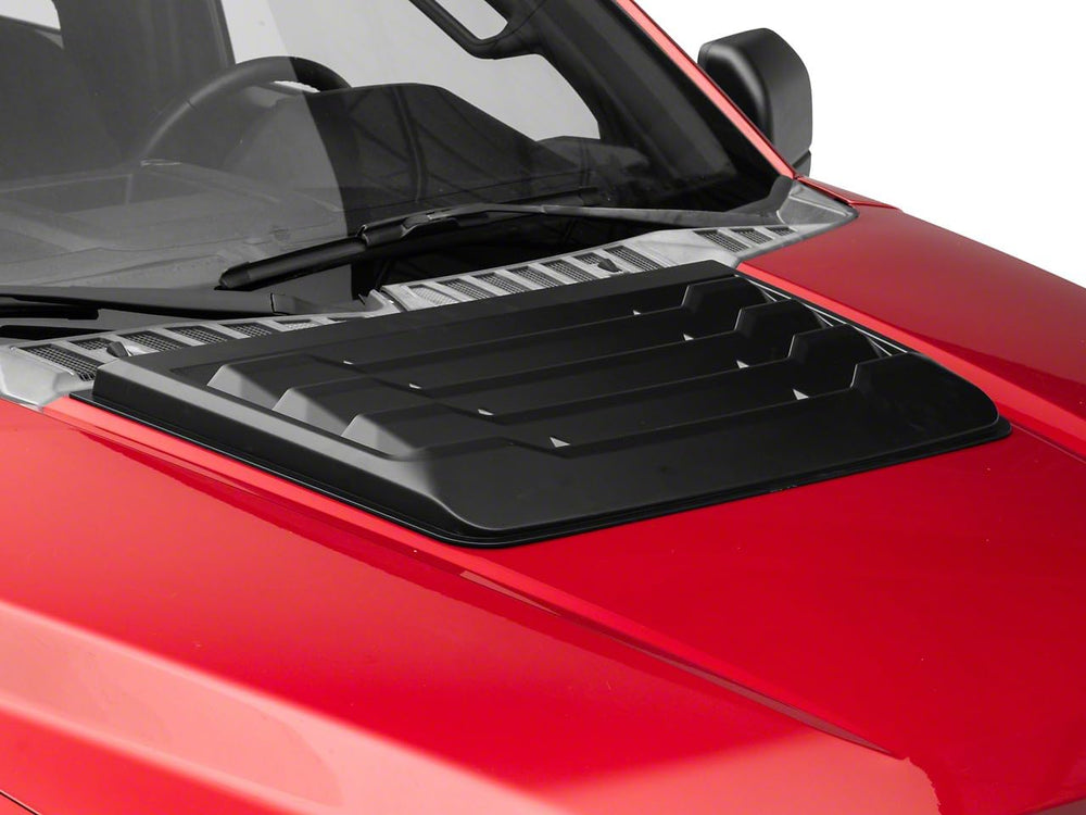 Raptor-Inspired Hood Scoop – Matte Black ABS Truck Scoop | Louvered Off-Road ...