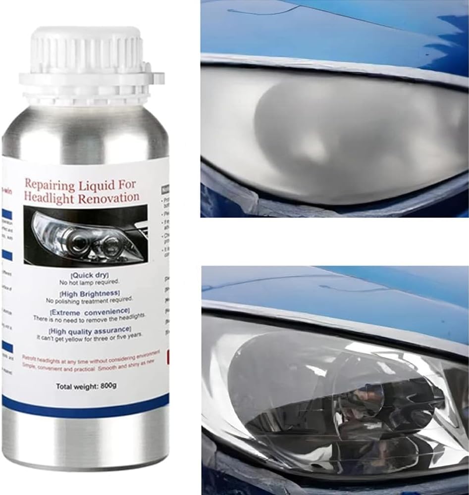ROYWOO 1600g Car Headlight Restoration Liquid,Auto Headlight Scratch Restorin...