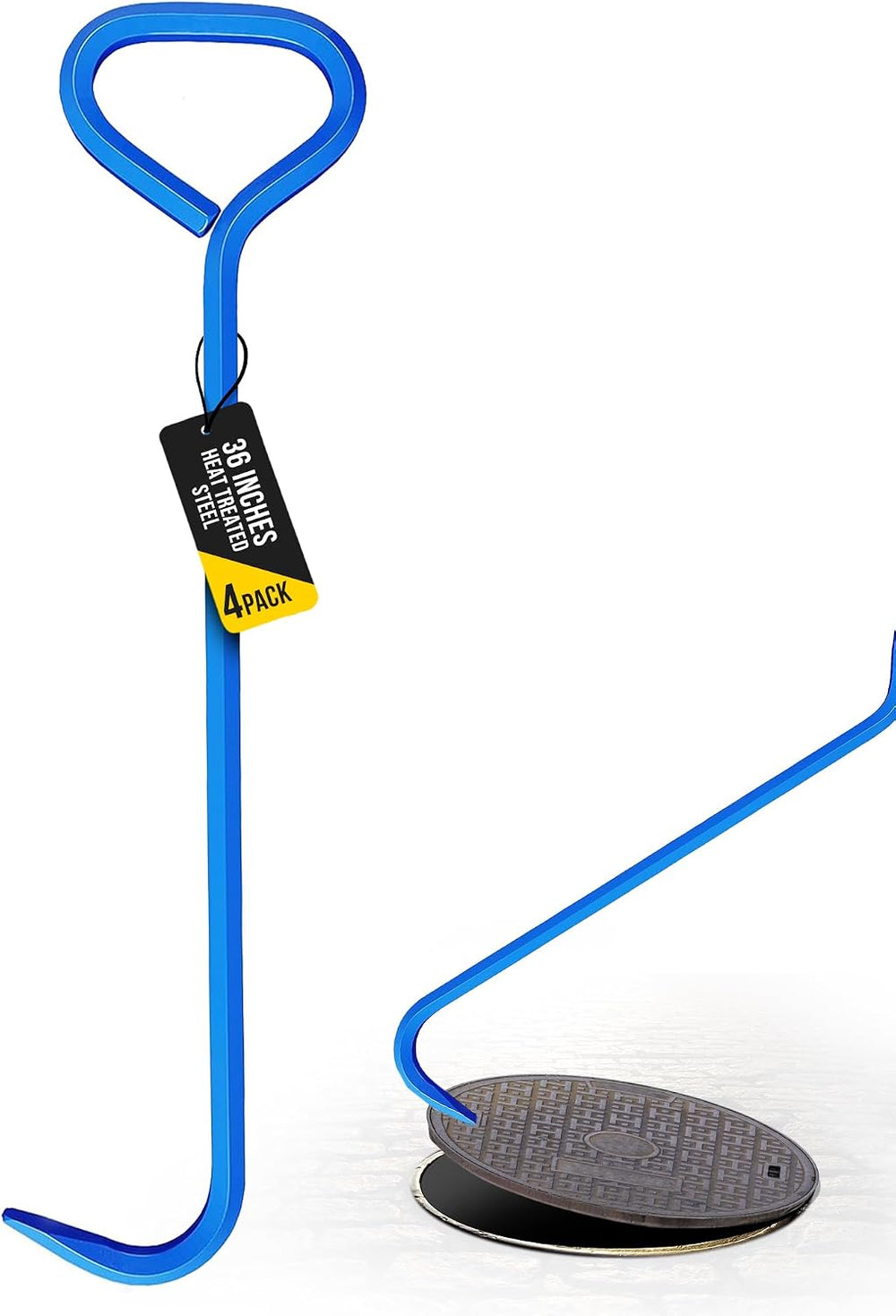 T&T Tools 36-Inch Manhole Hook Tool (4 Pack)