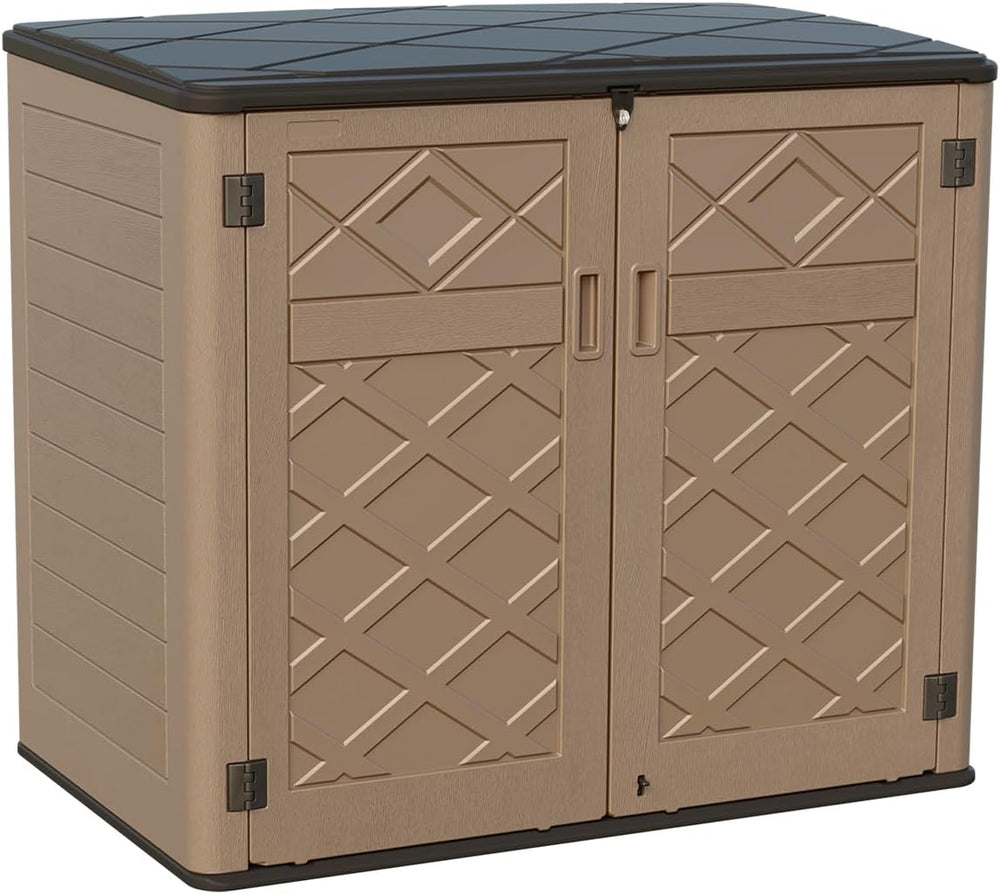 KINYING Larger Outdoor Storage Shed Weather Resistance, Resin Sheds & Out...