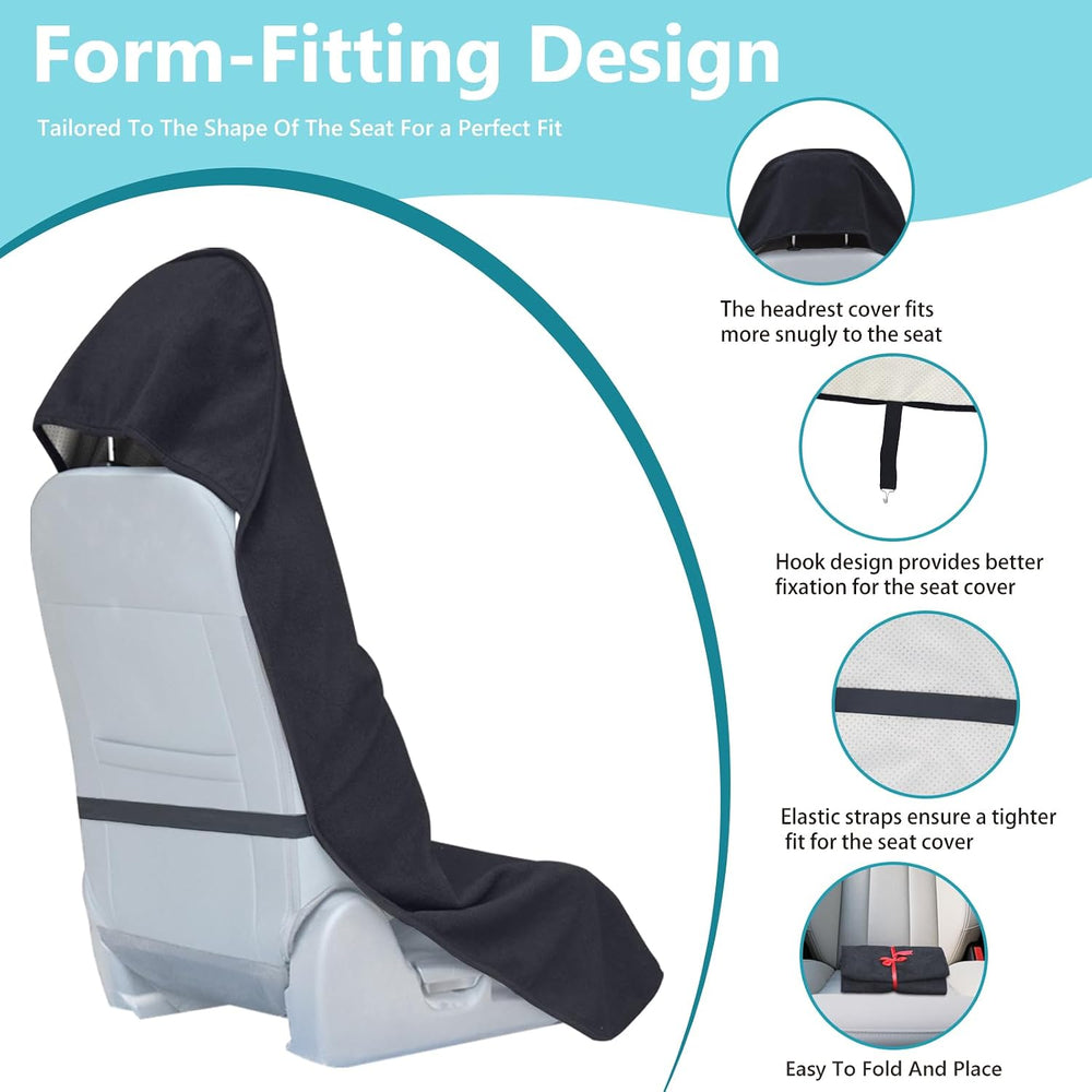 Car Seat Covers Universal Car Protective Front Seat Covers Washable Non-Slip ...