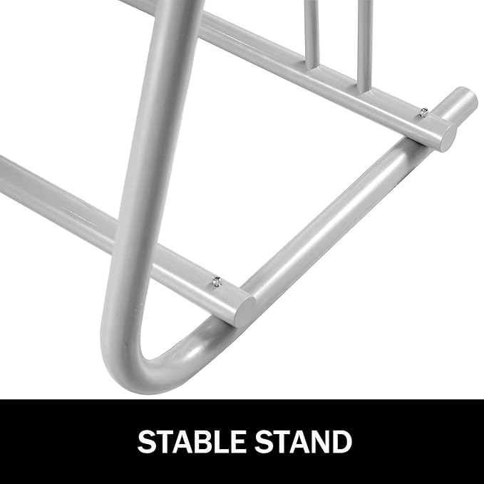BestEquip 111" Length Floor Bike Rack, 9 Holders All-Steel Grid Bike Rack