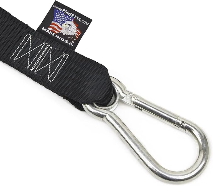 PowerTye - Made in USA - Heavy Duty Ratchet Tie Down Straps