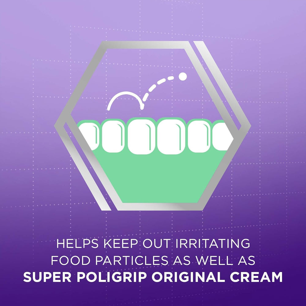 Super Poligrip Comfort Seal Strips Denture Adhesive - 40 Strips (Pack of 6)
