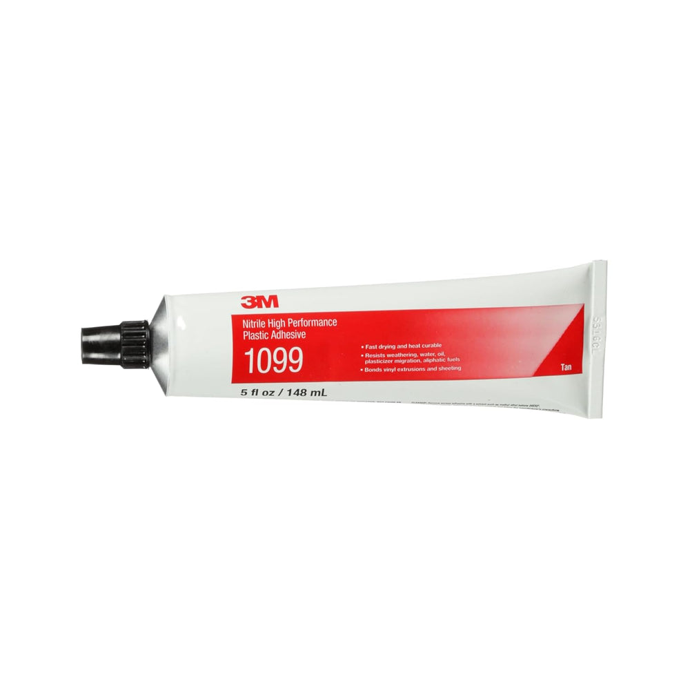 3M Nitrile High Performance Plastic Adhesive 1099, Tan Color, 5 Oz Tube