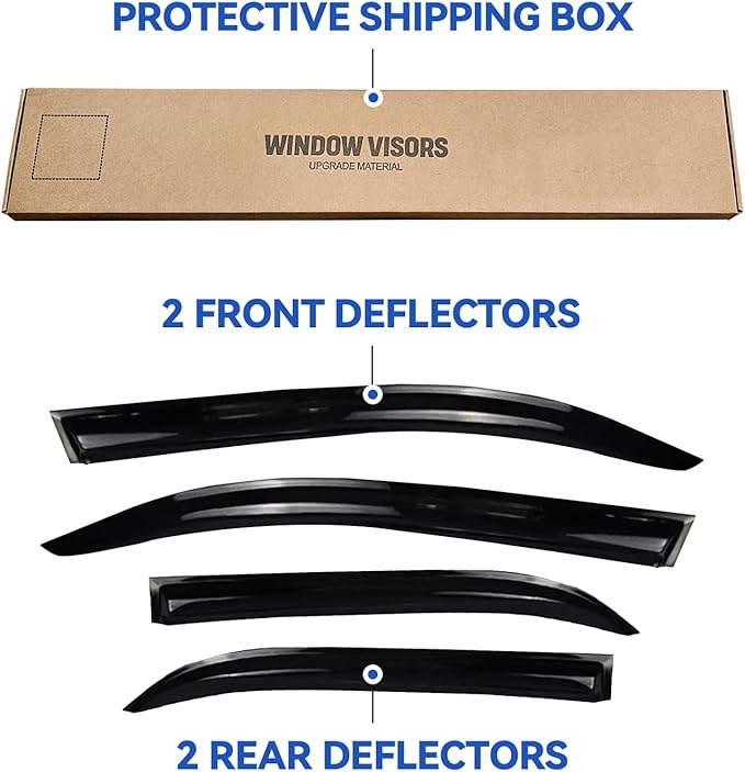 Window Visors Rain Guards Shield