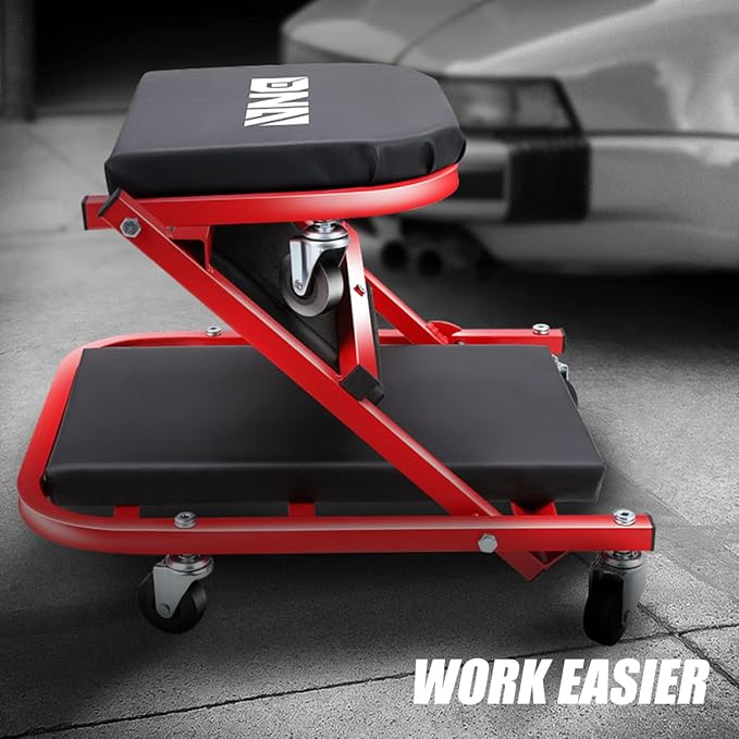 DNA MOTORING TOOLS-00186 40 Inches 2 IN 1 Rolling Folding Car Creeper/Seat (...