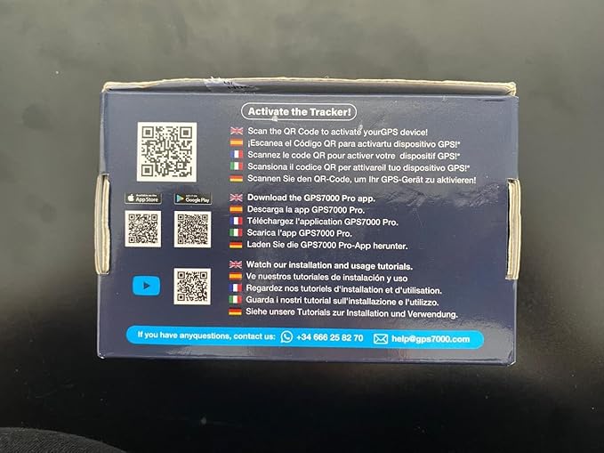 GPS7000-4G Hidden GPS Tracker for Vehicles | 6 Months of Service Included |