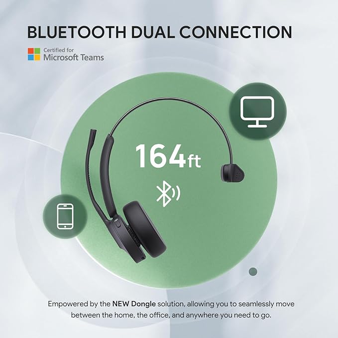 Yealink BH70 Mono Wireless Bluetooth Headset