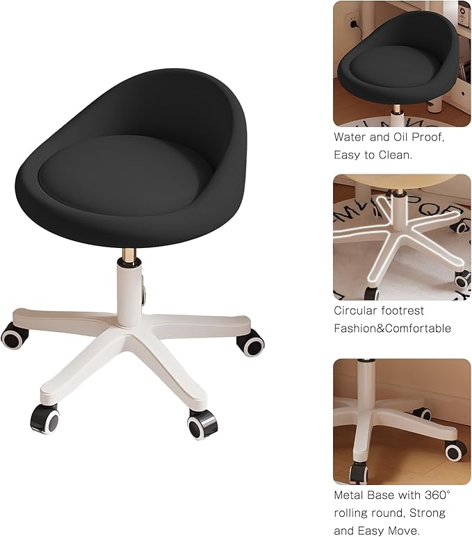 Rolling Stool Rolling Hydraulic Salon Stool