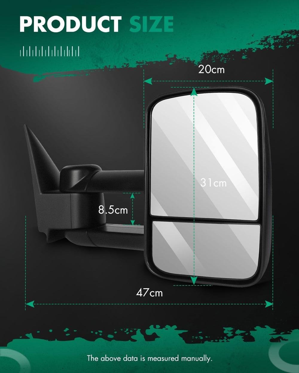 SCITOO Towing Mirrors Fit Chevy GMC Exterior Accessories Mirrors Fit 1999-200...
