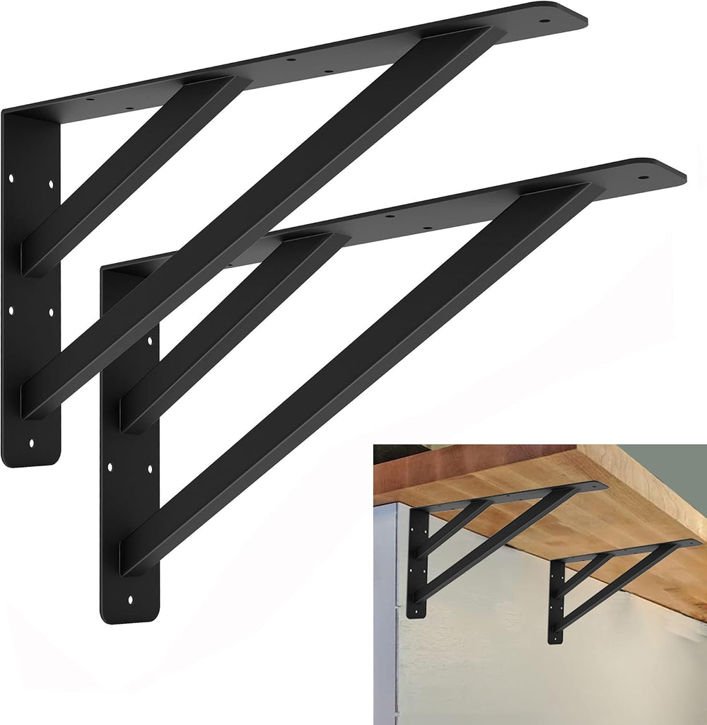 Heavy Duty Shelf Bracket ,Countertop Support Brackets,16x9 inch Shelf Support...