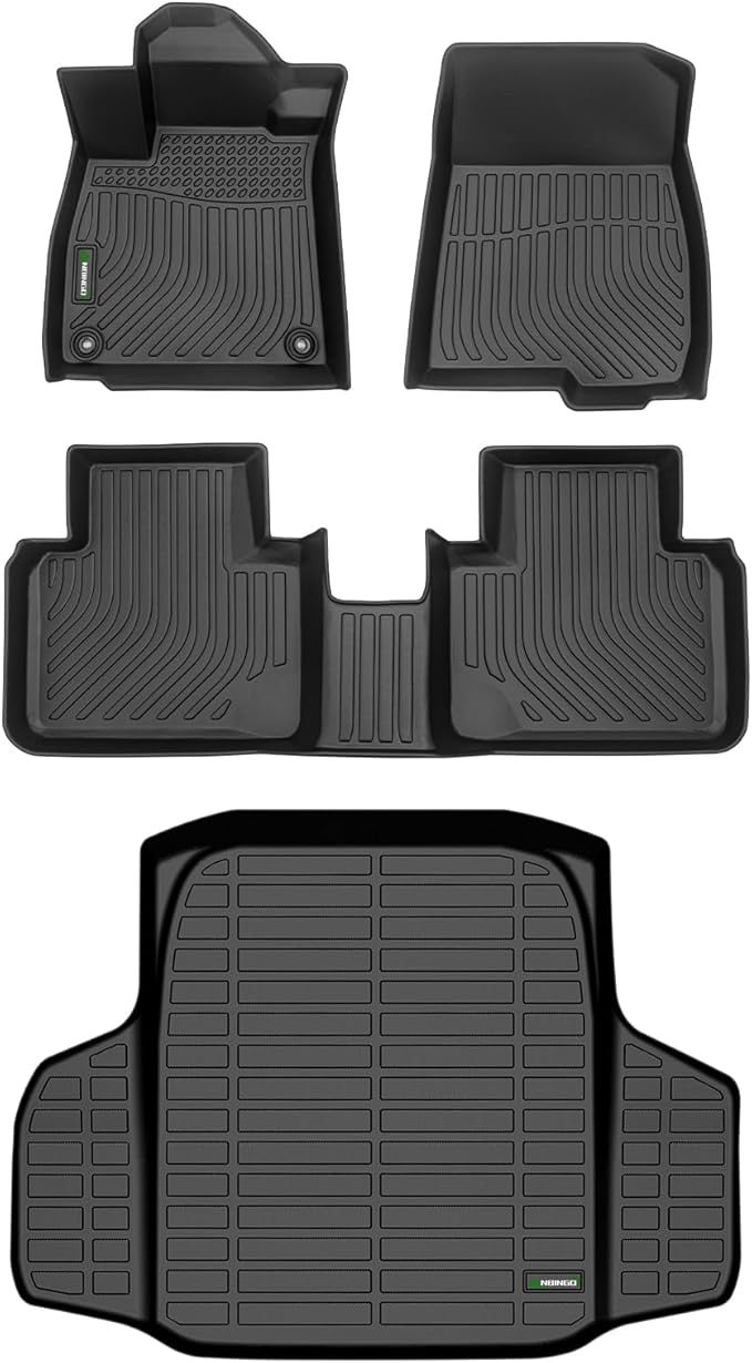ANBINGO®Floor Mats Fit for 2018-2022 Honda Accord& Cargo Liner All Weathe...