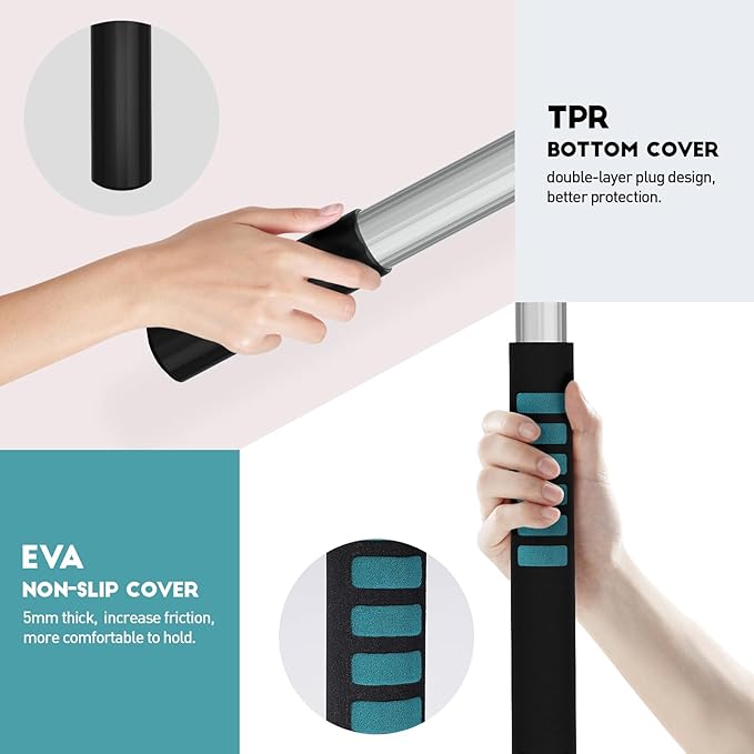 12FT Car Wash Brush with Long Handle, Car Cleaning Kit with Soft Wash Brush