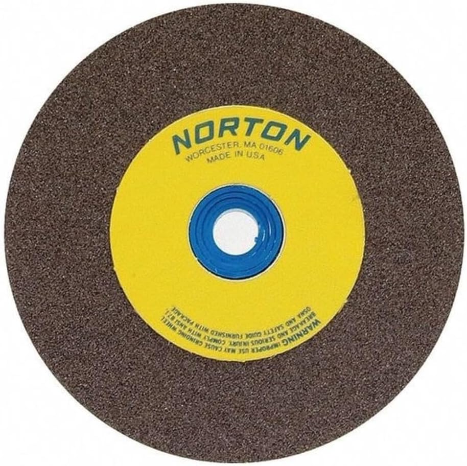 Norton Gemini Grinding Wheel, Type 01 Bench and Pedestal Wheel, Coarse Alundu...