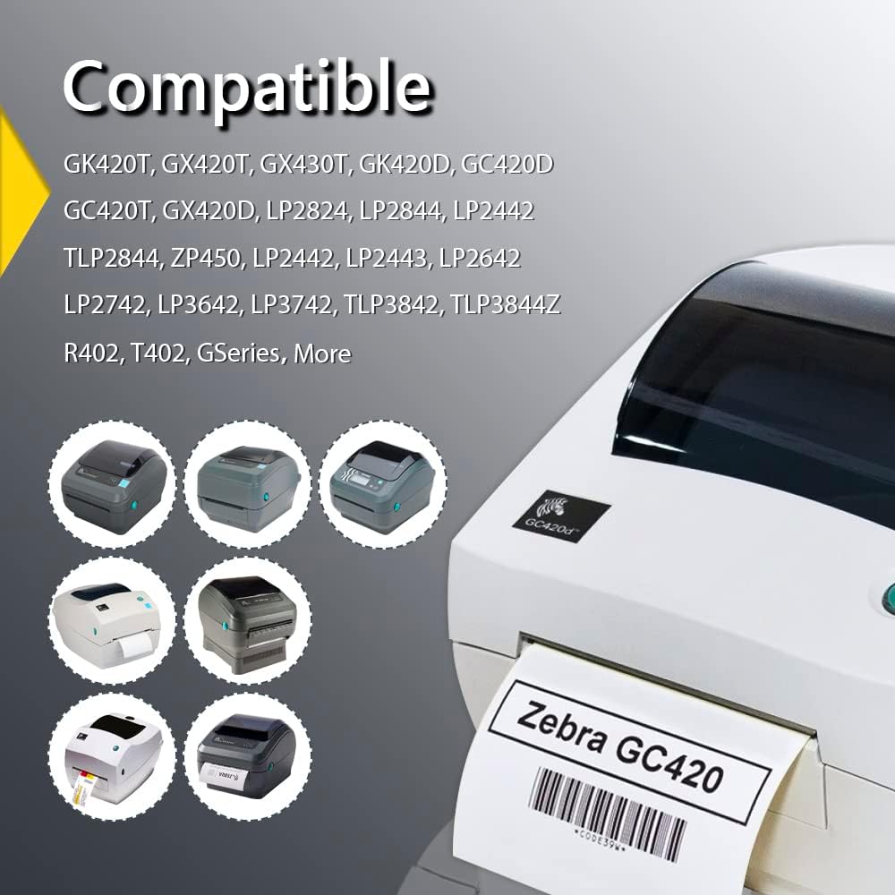 BETCKEY - 1" x 0.5" (25 mm x 13 mm) Thermal Labels, [10 Roll/24300 ...