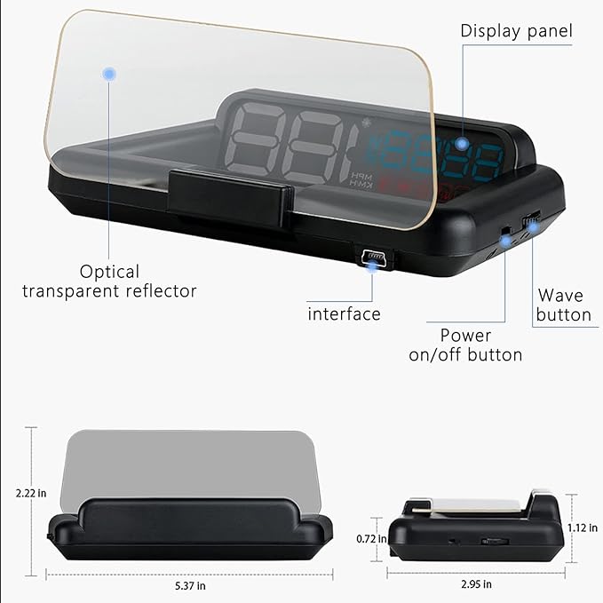 Universal Car HUD Head Up Display T900,
