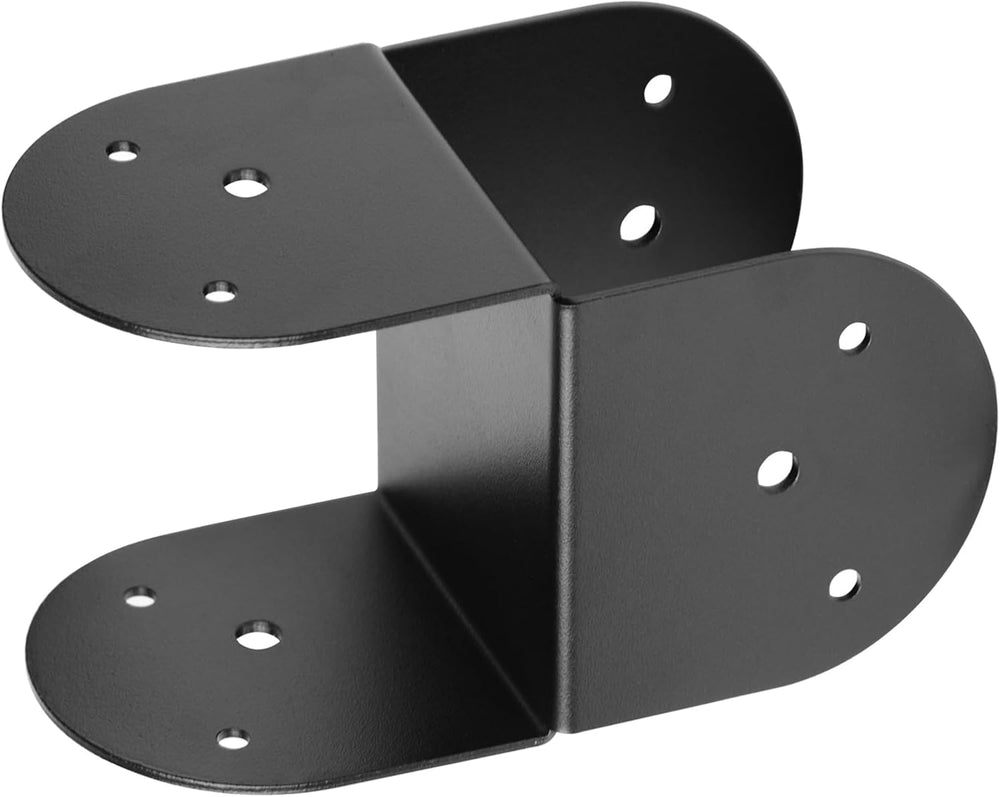 GBGS 4 Pack 4x4 Post Connector,14 Gauge,Black