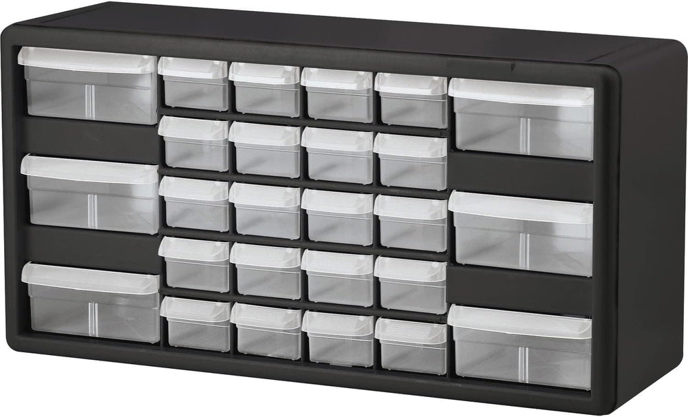 Akro-Mils 26-Drawer Plastic Storage Cabinet, 20"W x 6"D x 10"H...