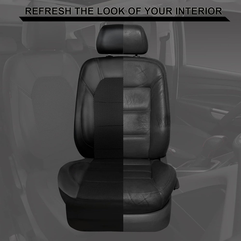 CAR PASS Leather and 3D Air Mesh Universal Fit Car Seat Covers, for Sedans,Tr...