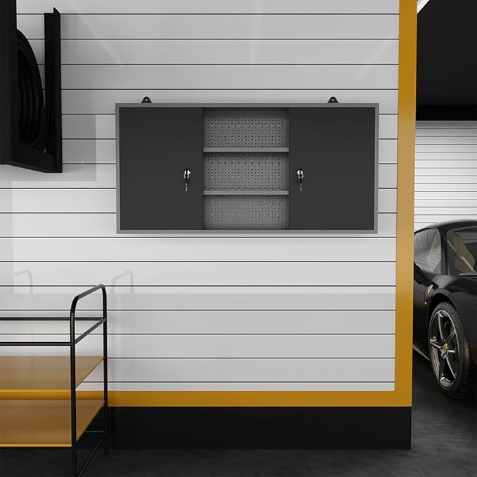 JZD Steel Wall Mount Storage Cabinet System