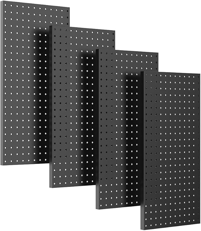 Ultrawall 4 Pcs Metal Pegboard Wall Panels, Peg Boards