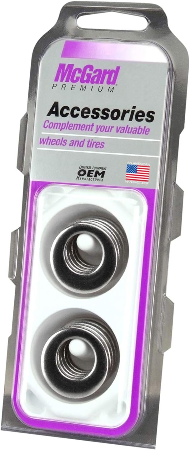 McGard 78714 Stainless Steel Cragar Offset Hole Mag Washer - Pack of 10,Silver