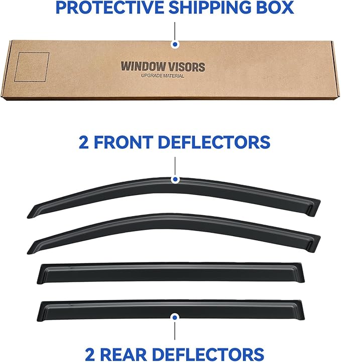 Window Visors Rain Guards Shield