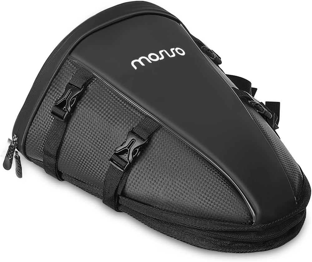 MOSISO Motorcycle Tail Bag Multifunctional Waterproof Polyester Storage Saddl...