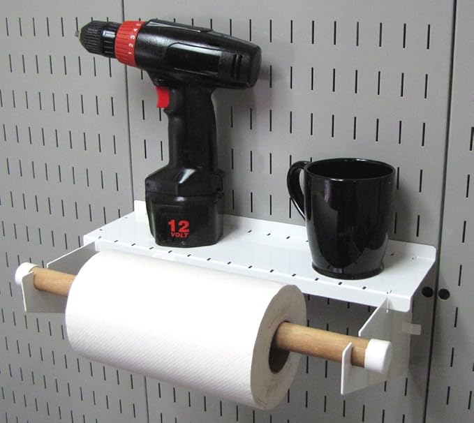 Wall Control Pegboard Organizer 4 ft. Metal Pegboard Standard Tool Storage Kit