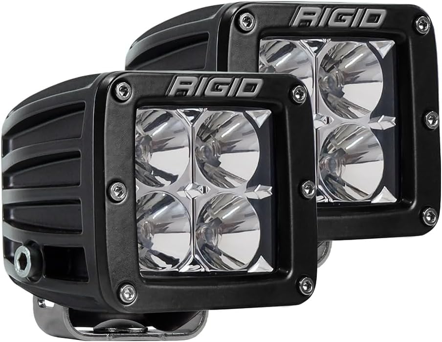 RIGID INDUSTRIES D-Series PRO LED Light Pods Flood, Pair