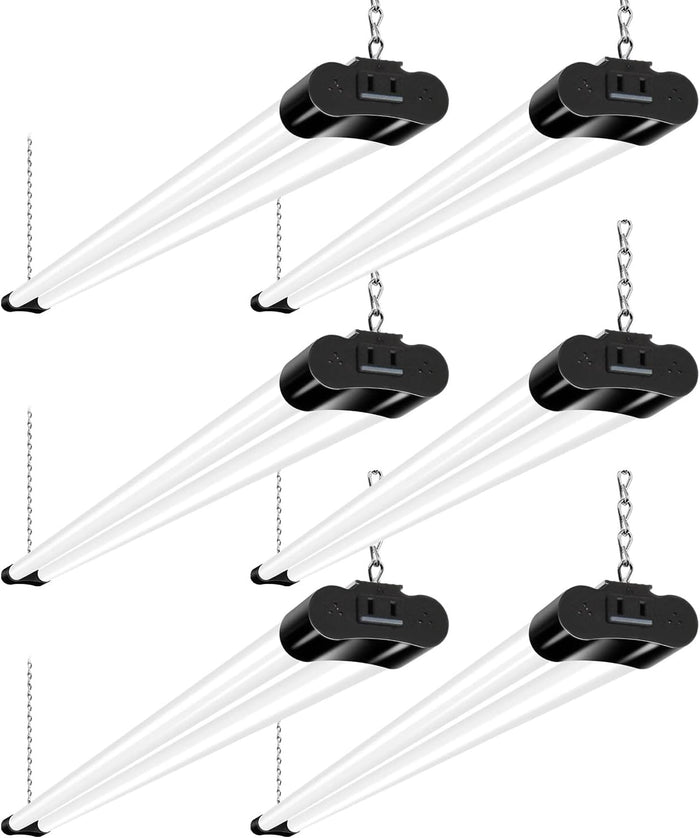 hykolity 6 Pack 4FT Linkable LED Shop Light