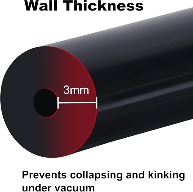 EVIL ENERGY 5/32 1/4 5/16 3/8 Silicone Vacuum Tubing Hose Line Kit 10FT 4PCS