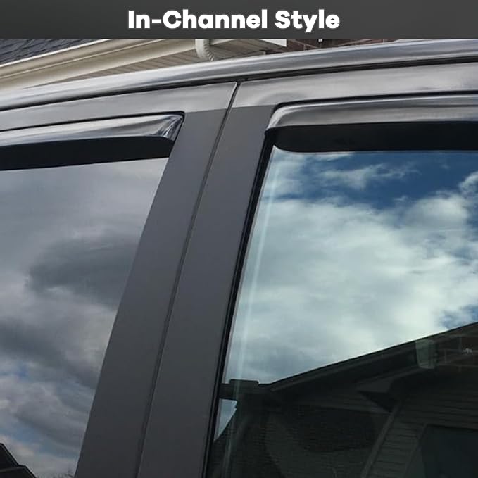 in Channel Auto Rain Guards Fit