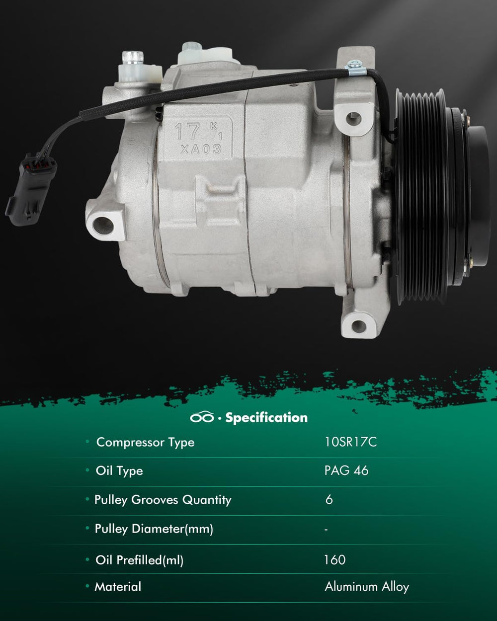 SCITOO AC Compressor for Dodge for Journey 3.5L 2009-2010