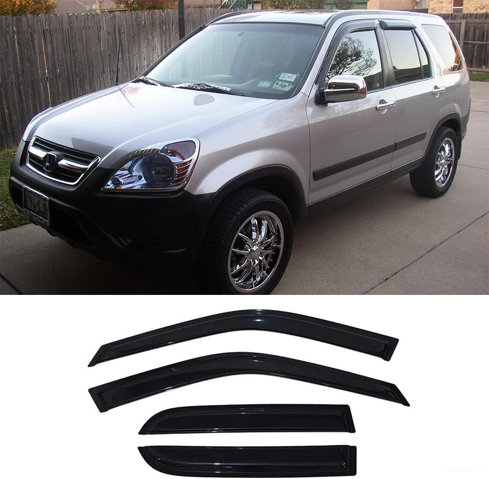 94459 Side Window Wind Vent Deflector, Dark Smoke Nice Window Visor fit