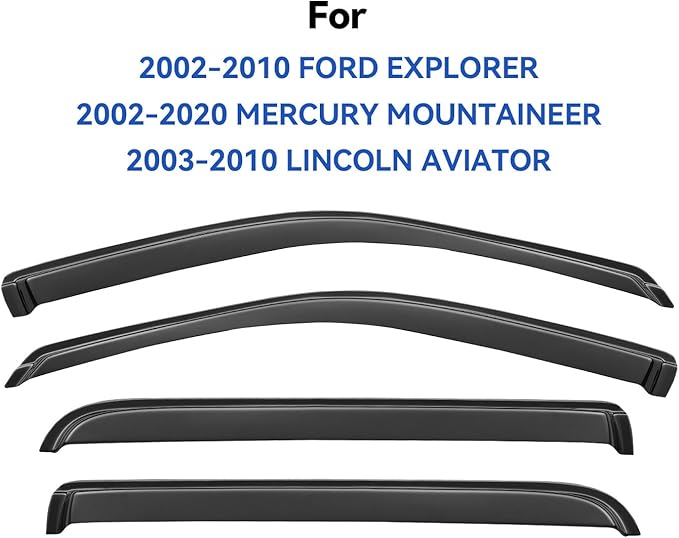 Window Visors Rain Guards Shield