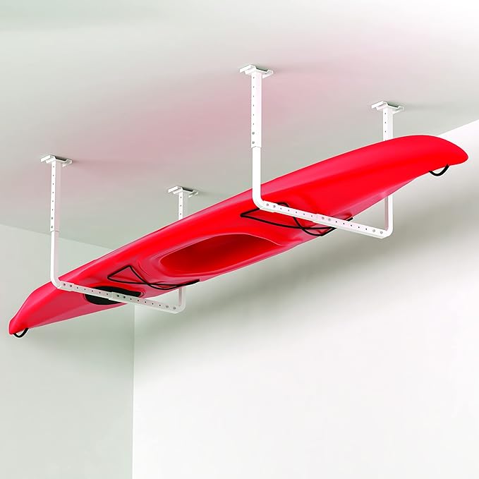 80842-10 33 in. x 34 in. Adjustable Garage Ceiling Mount Storage Rack Kit