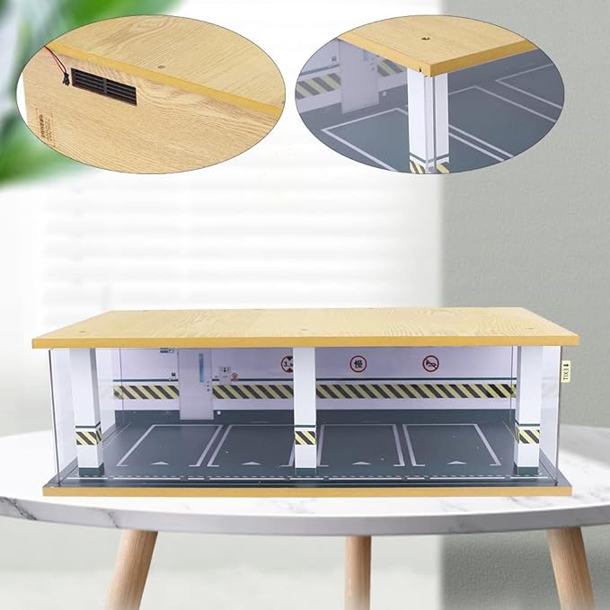 1/24 Parking Garage Model Car Garage Display Case