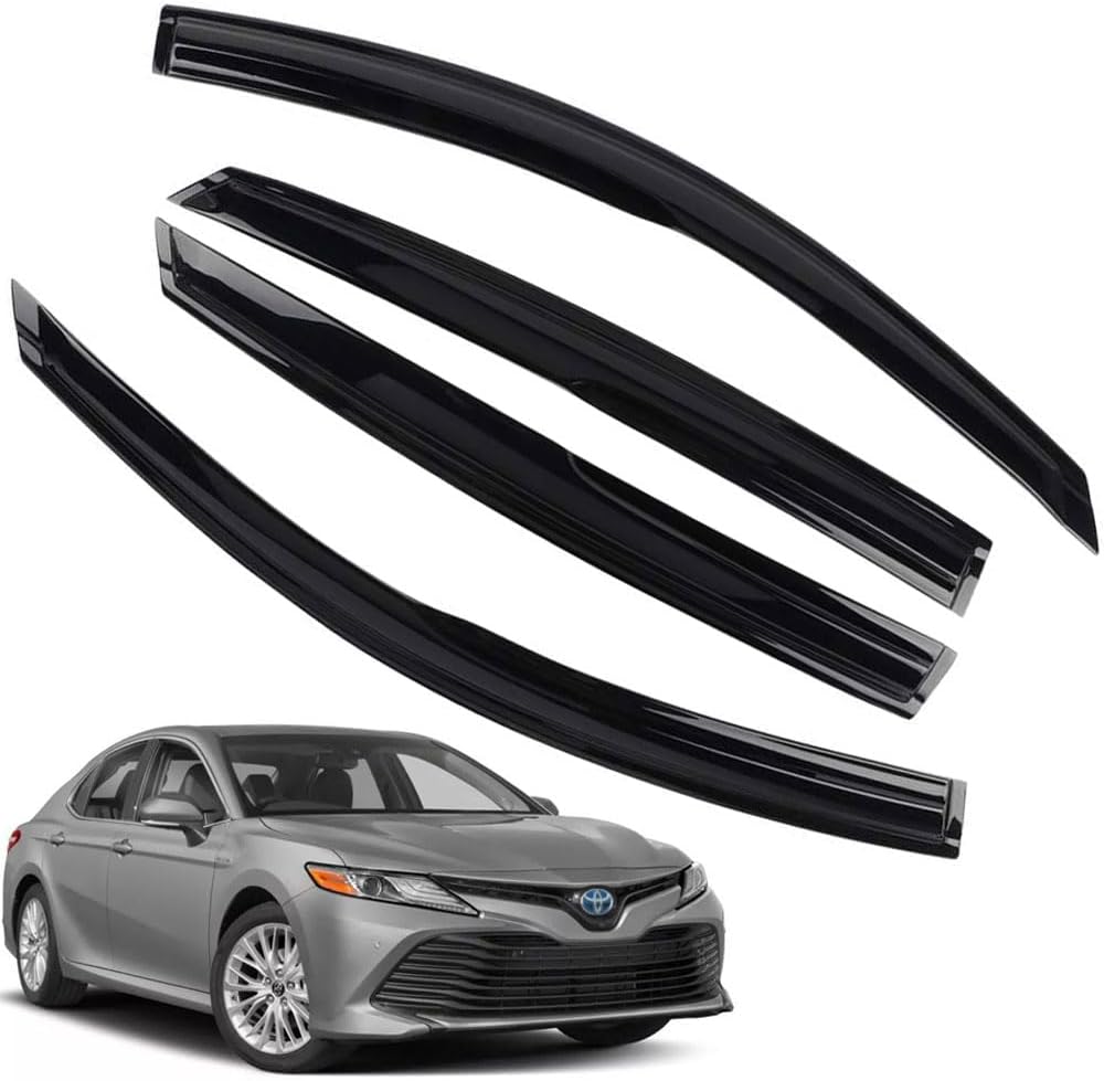 Rain Guards for Camry 2018-2023, Tape-on Side Window Deflectors for Camry (4 ...