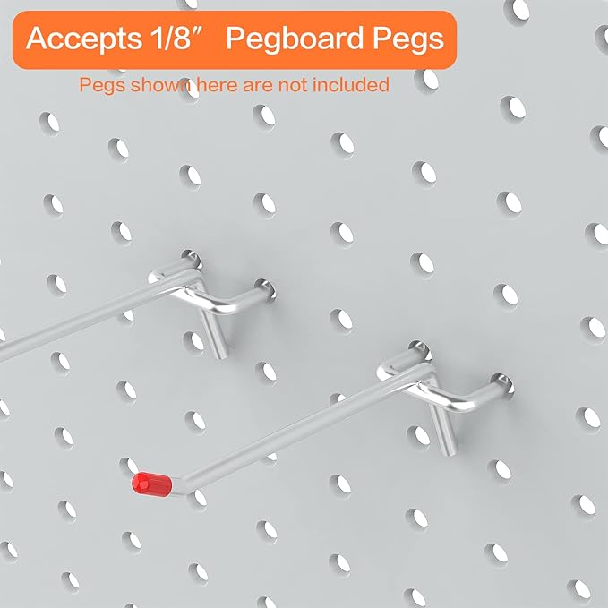 Ultrawall 2 Pcs Metal Pegboard Wall Panels, Peg Boards