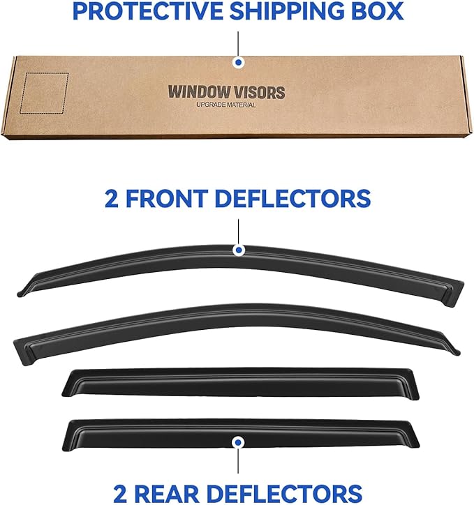 Window Visors Rain Guards Shield