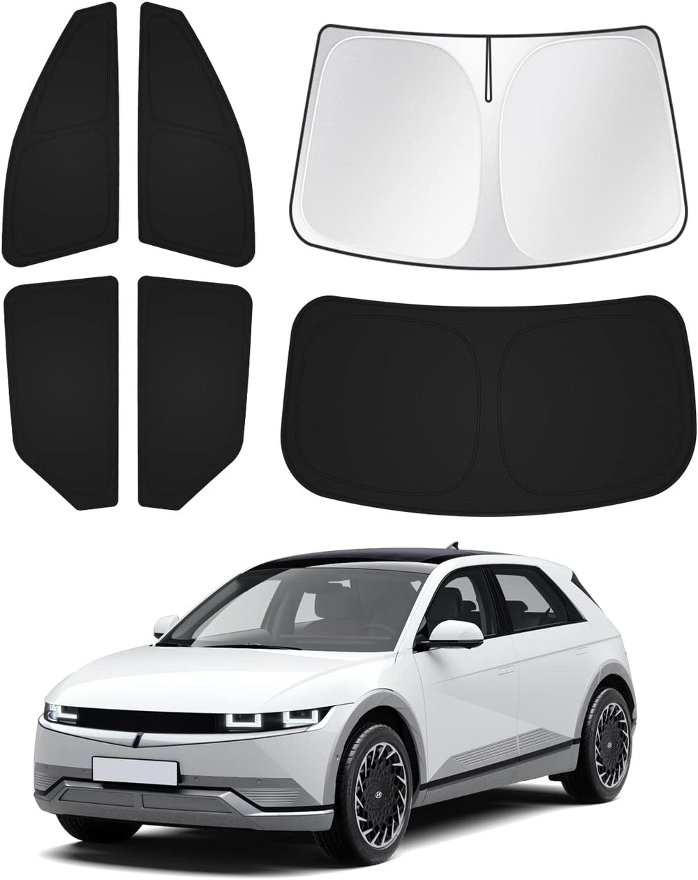 Windshield Sun Shade for Hyundai Ioniq 5 2022-2025 2026 Ioniq 5 Accessories (...
