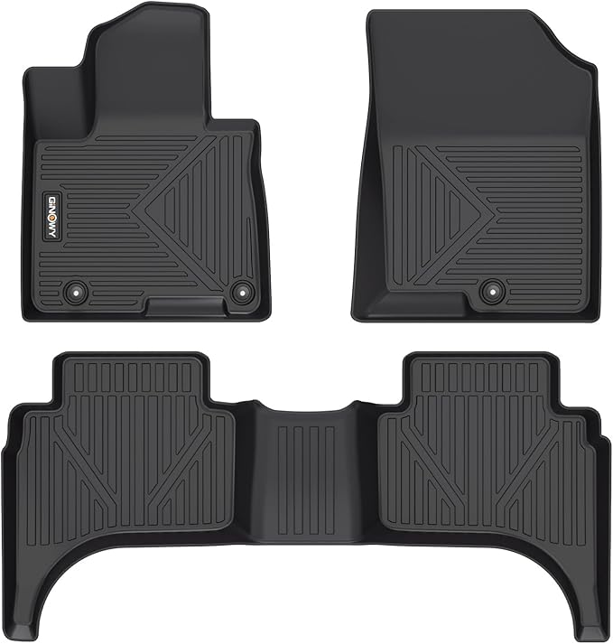 GINOWY-Floor Mats for Hyundai Santa Cruz 2022-2024 2025, TPE All Weather Car