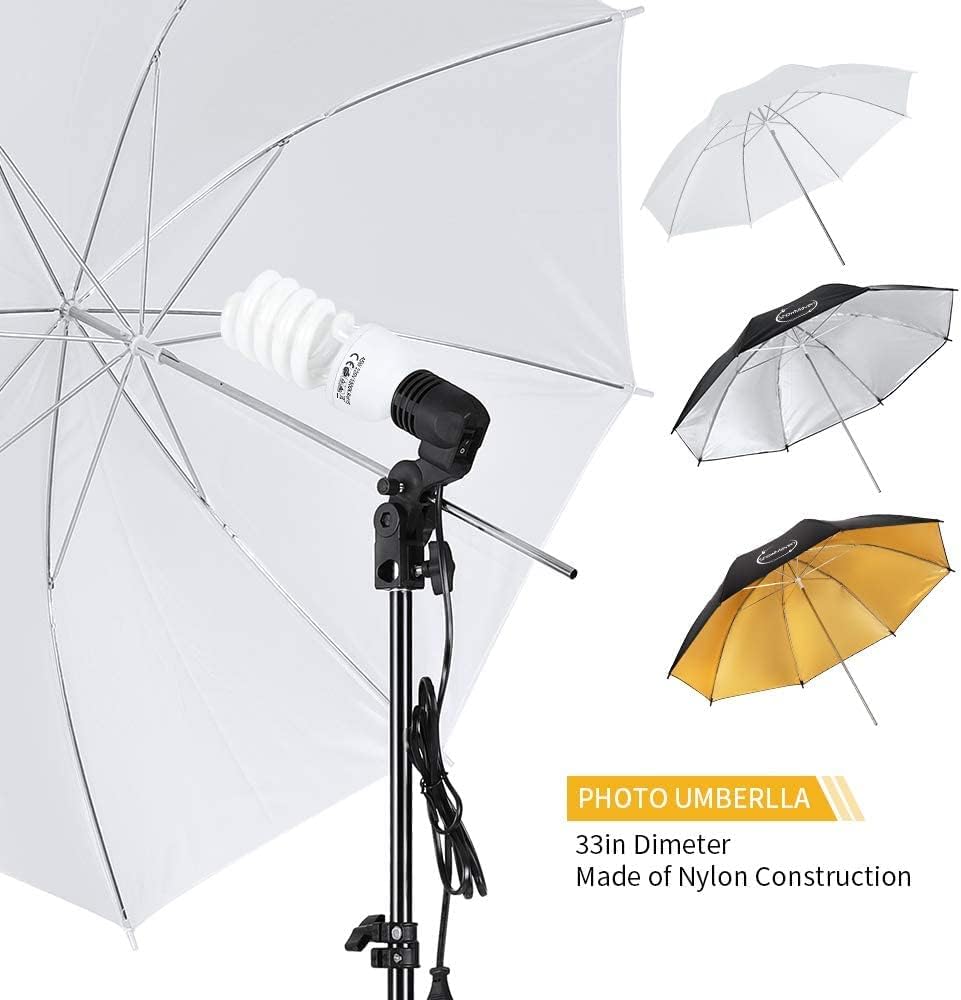 ShowMaven Photography Lighting Kit, Softbox Lighting Kit with Photo Backdrop ...