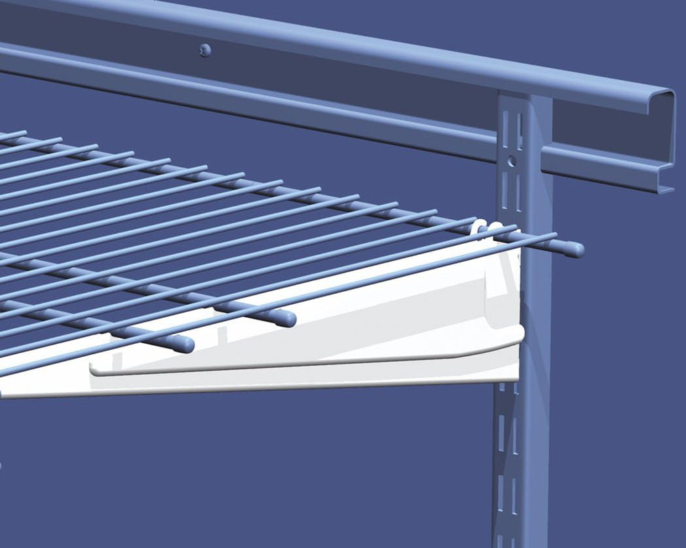 ClosetMaid 2854 ShelfTrack Locking Shelf Bracket for 16 in. Deep Wire Shelvin...